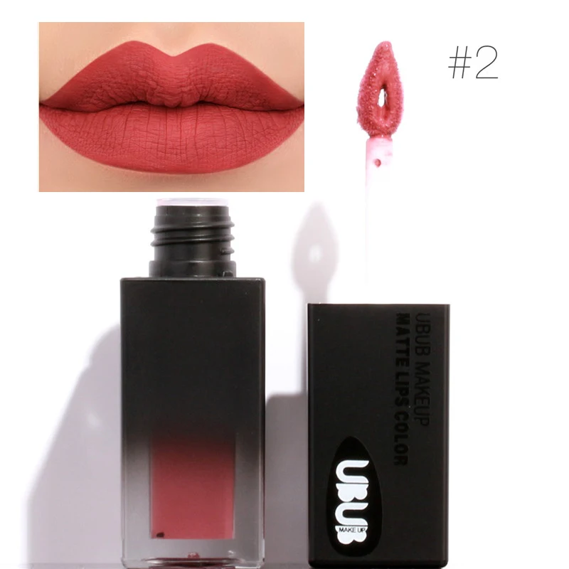 Большая распродажа блеск для губ водонепроницаемый матовый красный фиолетовый