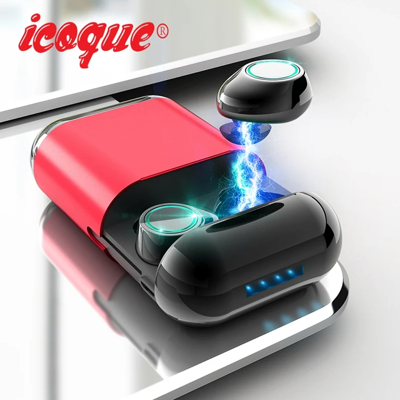 Беспроводные наушники Bluetooth TWS 5 0 спортивные с микрофоном игровая стерео