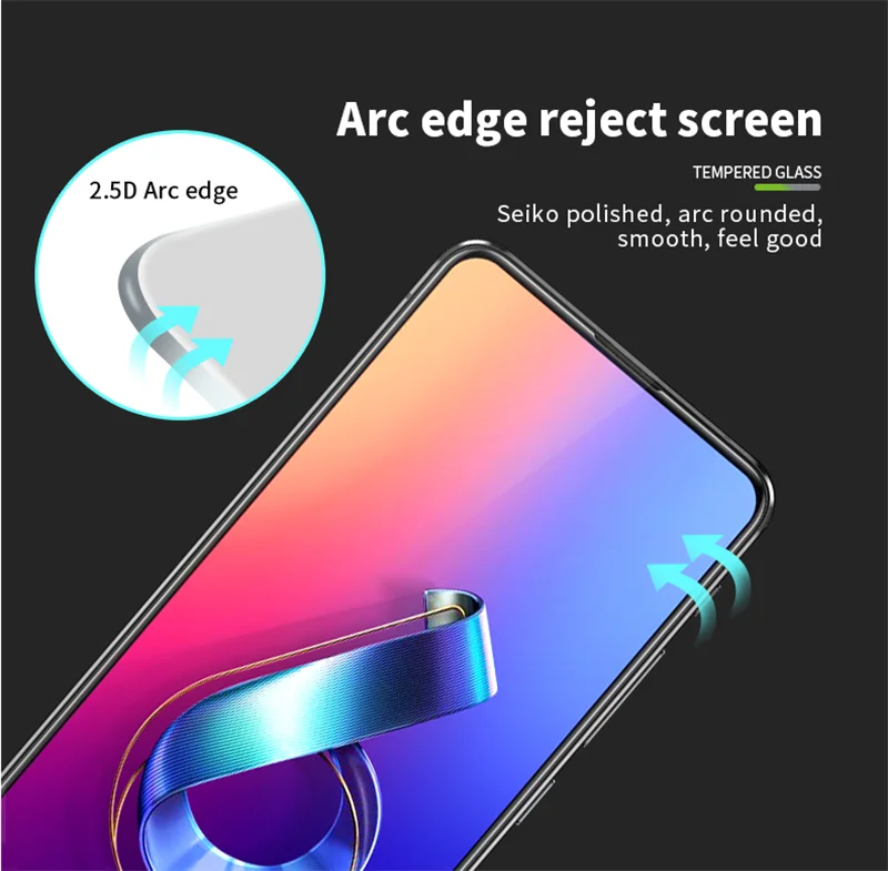 Защитная пленка для экрана Asus Zenfone 6 2 шт. полное клеевое покрытие стекло ZS630KL |