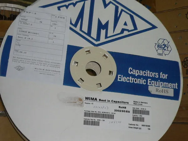 [SA]WIMA немецкий Weimar 680P 100V ряд с красными ножками 5m оригинальный диск со склада
