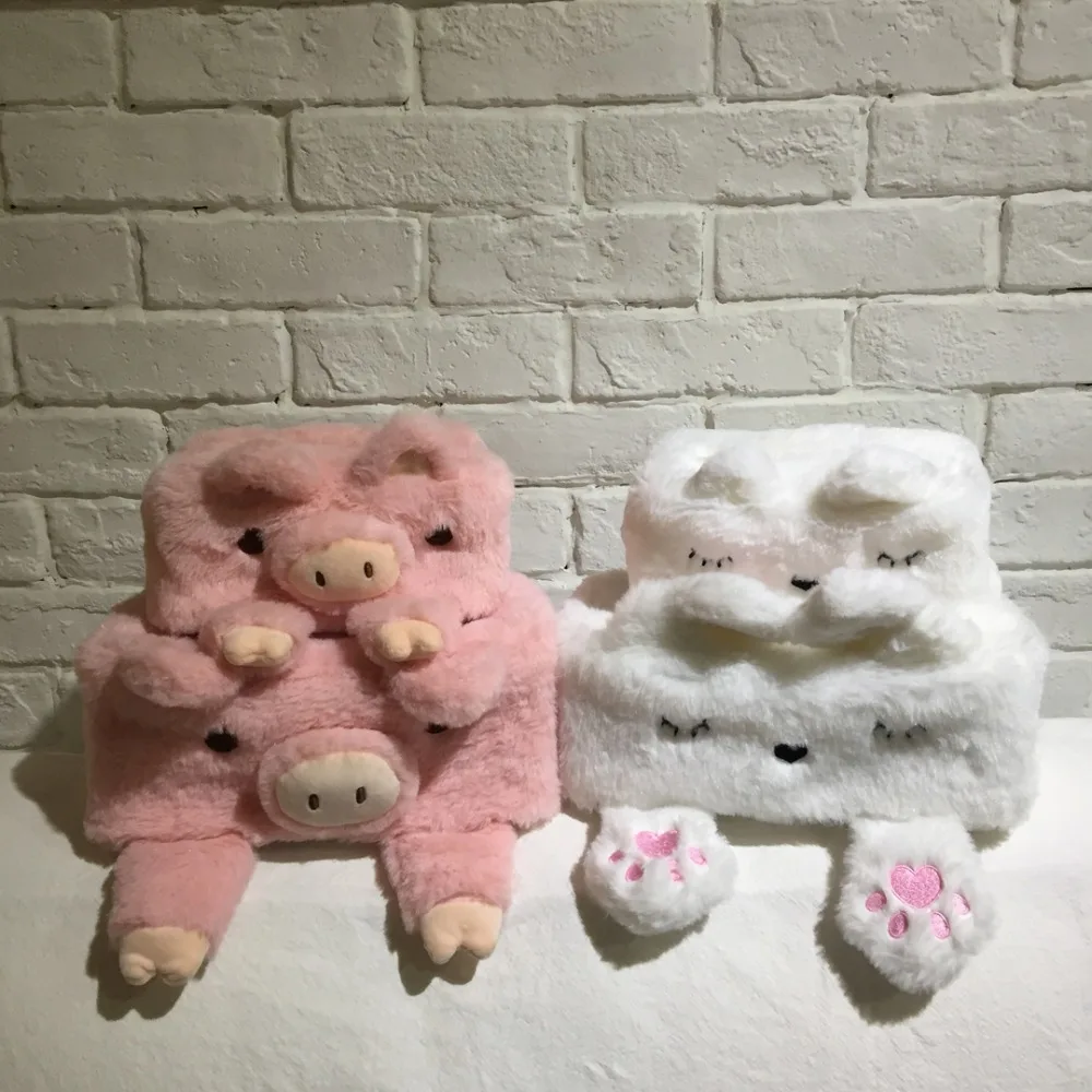 Aeruiy Мягкие плюшевые Мультяшные животные панда/кошка/Копилка коробки для