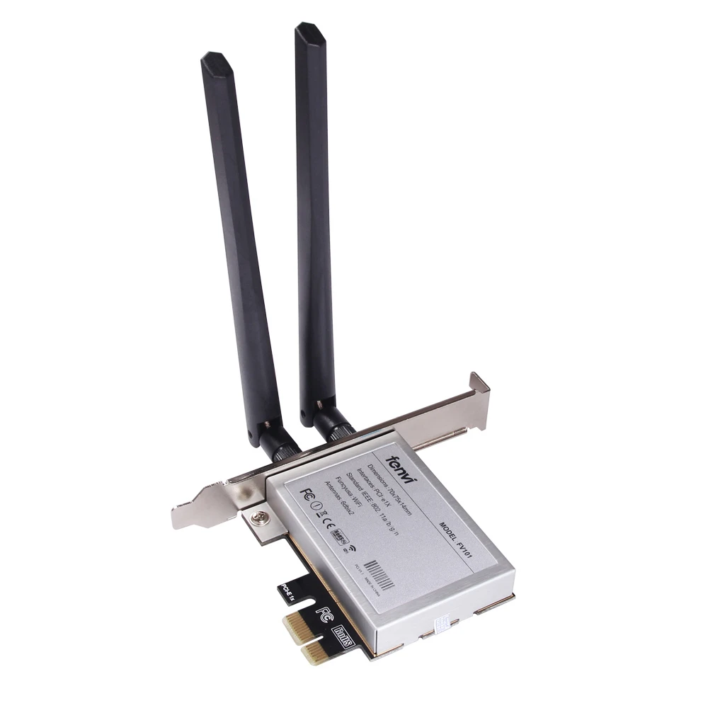 FV-101 Двухдиапазонная беспроводная Wifi сетевая карта 867 Мбит/с для Intel 7260 AC 7260HMW Mini PCI-E 802.11ac 2,4G/5G Bluetooth 4,0 для ноутбука - Цвет: FV-101