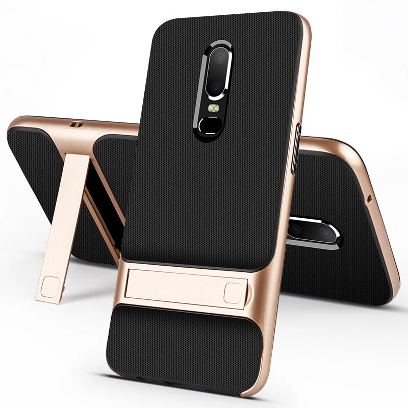 Чехол OnePlus 6 для Oneplus 5T противоударный Гибридный Мягкий ТПУ и жесткий чехол бампер