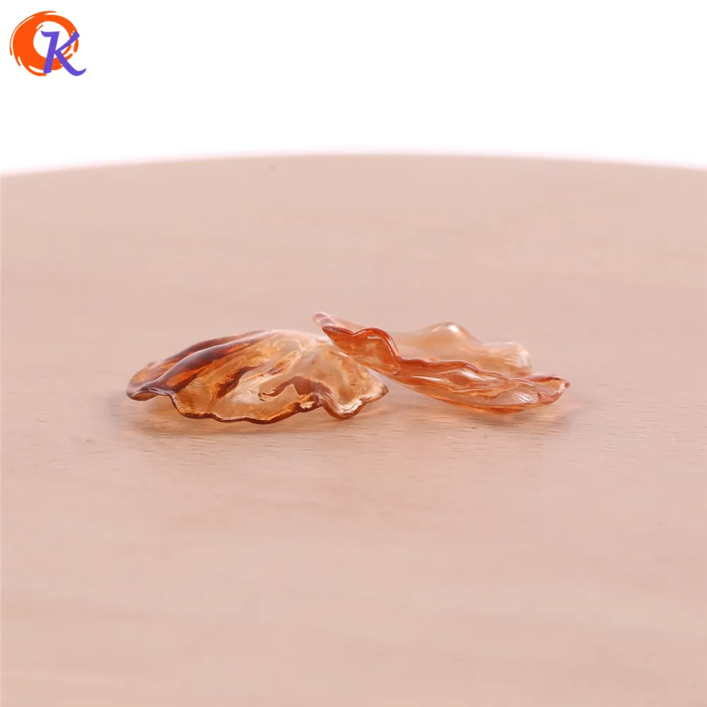 Cordial Design 17*20mm 500pcs Acrylic Beads/Jewelry Accessories/Hand Made/Imitation AmberEffect/Flower Bead/Earring Findings | Украшения и