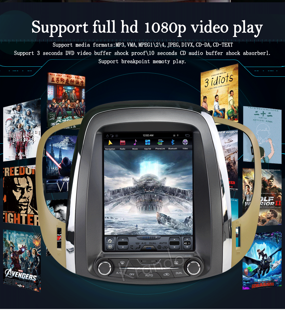 Krando Android 8,1 10," Тесла вертикальный сенсорный экран автомобильный dvd-радиоплеер для Buick LaCrosse 2009-2012 gps навигационная система