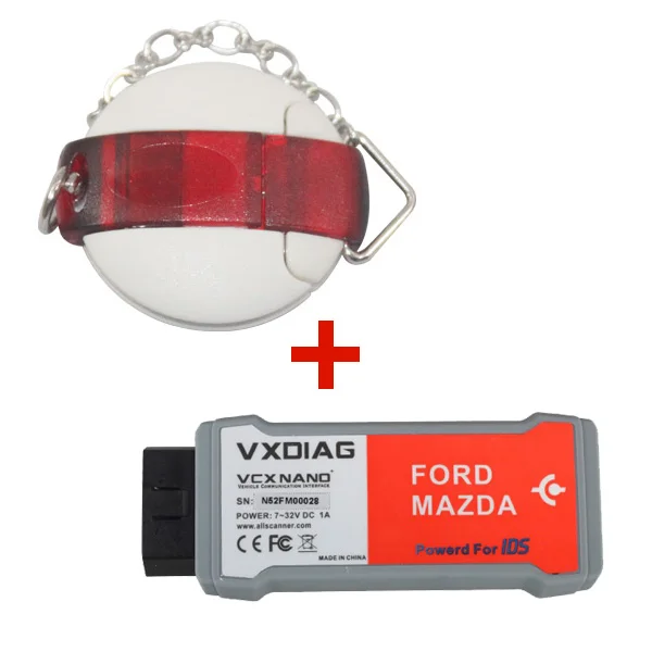 VXDIAG VCX NANO для forford/Mazda 2 в 1 с IDS V97 Plus forford Outcode/Incode калькулятор + SW Dongle 2000