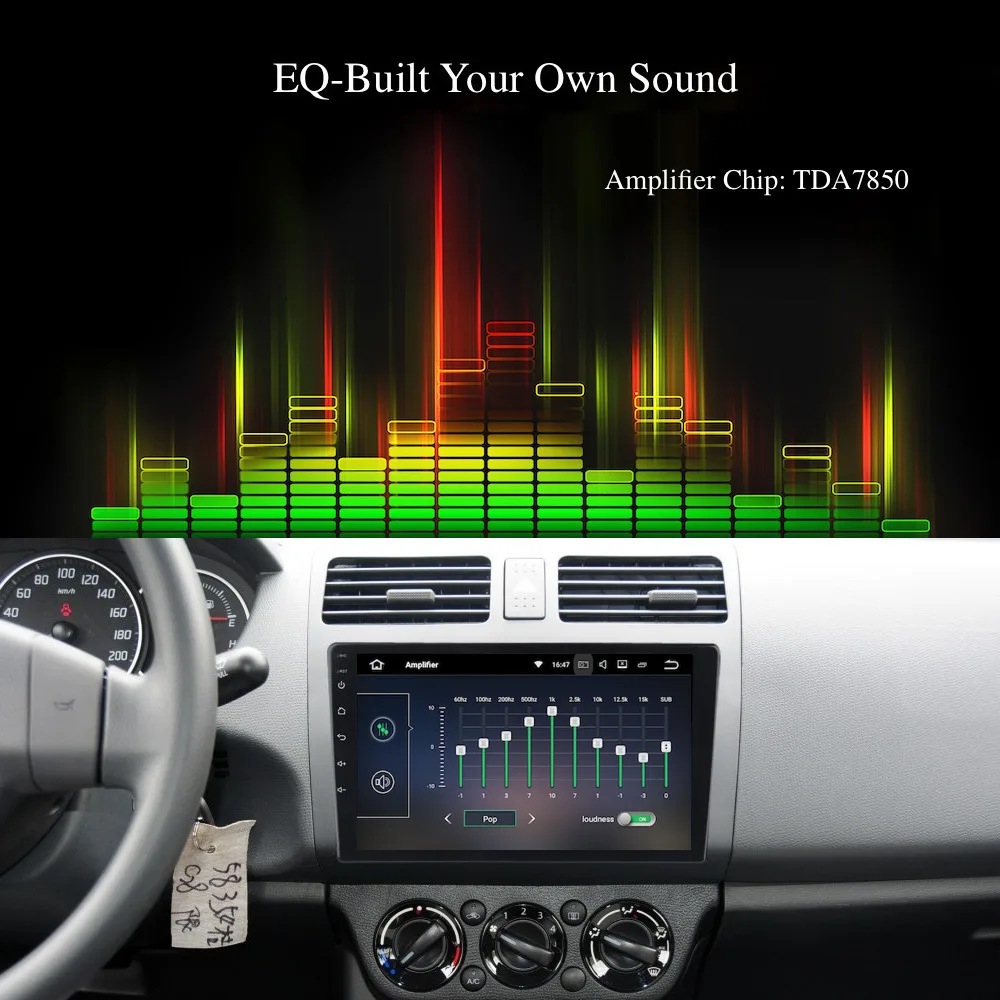 10 2 &quot1 din автомобильное радио GPS Android 8 0/7 1 для Suzuki Swift мультимедиа 2005 2006 2007 2008 2009 2010