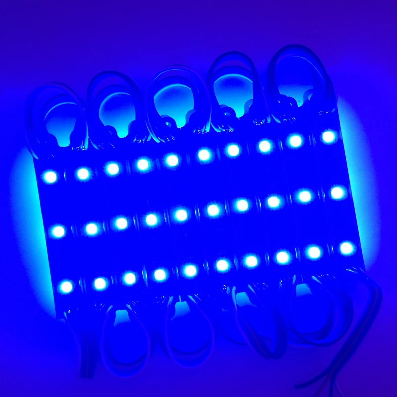 Оптовая Продажа 1000 шт. DC12V SMD 5050 3 светодиодный s RGB модуль IP65 Водонепроницаемый