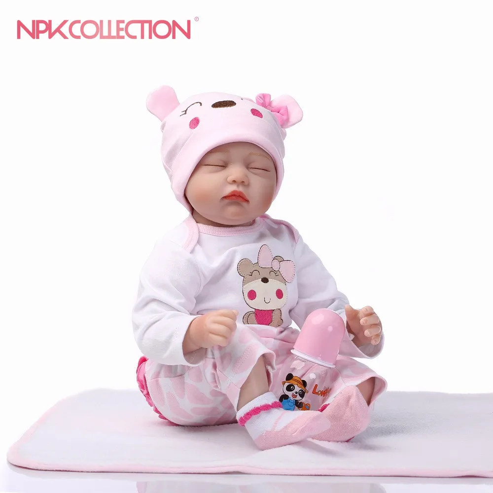 NPK Новое поступление 18 дюймов Reborn Baby Doll настоящая жизнь как Boy Реалистичная ручная