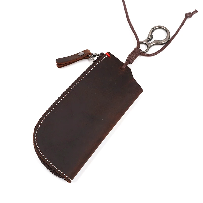 SIMLINE винтажный держатель для ключей ручной работы из натуральной кожи мужской