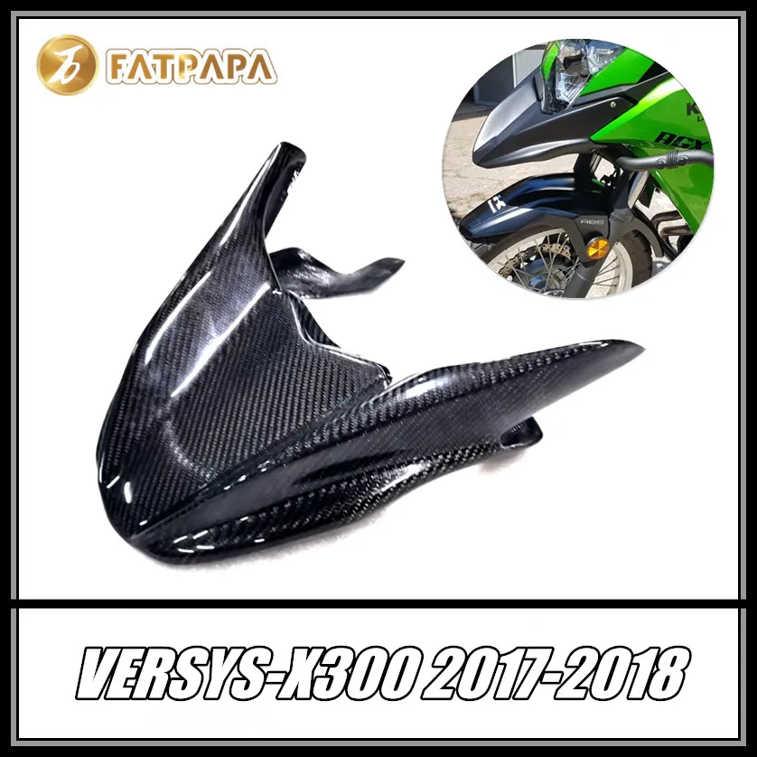 Аксессуары для мотоциклов KAWASAKI VERSYS 300 X300 X фары клюв крыло 100% углеродное