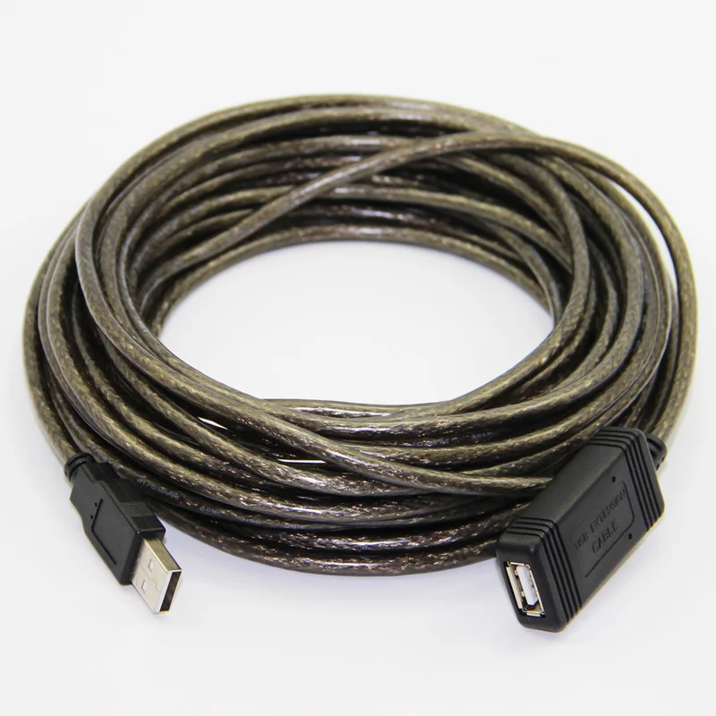 Lballist активный репитер USB2.0 кабель-удлинитель для мужской женский двойной экранированный встроенный ic чипсет 5, 10 м, 15 м, 20 м возможностью погружения на глубину до 30 м
