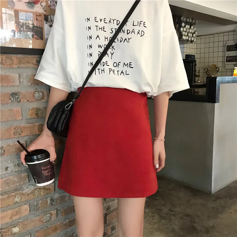 3 цвета Mihoshop Ulzzang Корейская женская модная одежда с высокой талией повседневные