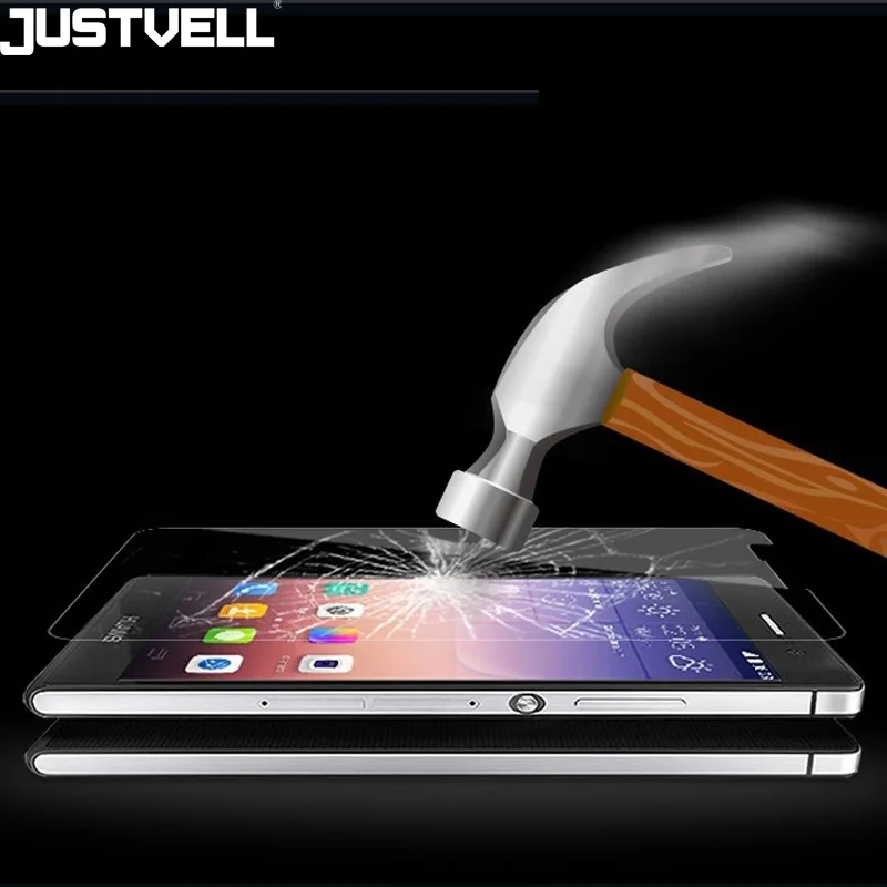 JUSTVELL для Huawei Mate 7 Закаленное Стекло 9 9н 2.5D Царапинам доказательство Защитная
