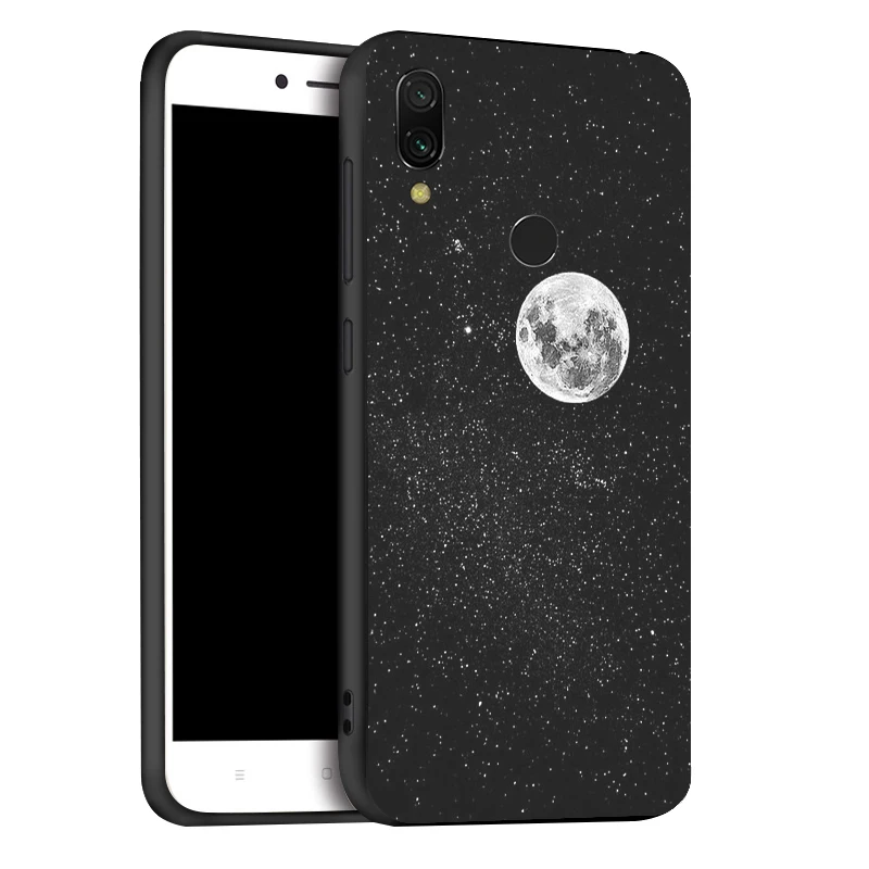 Ojeleye Модный черный силиконовый чехол для Xiaomi Redmi 7 Чехол для Xiaomi Redmi Note 7 8 S2 Note 5 Pro 5a Prime чехол