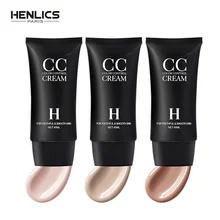 HENLICS корейская косметика полное покрытие CC крем основа для макияжа основа для лица BB& CC крем консилер контроль жирности отбеливающий крем для красоты