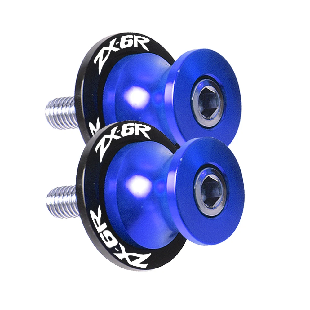 10MM Blue 10 мм маятниковая Стенд винты для Kawasaki Ninja ZX-6R ZX600 1998-2011 1999 2000 2001 2002 2003 2004 2005 2006 2007 2008 2009 2010 - Цвет: 10MM Blue