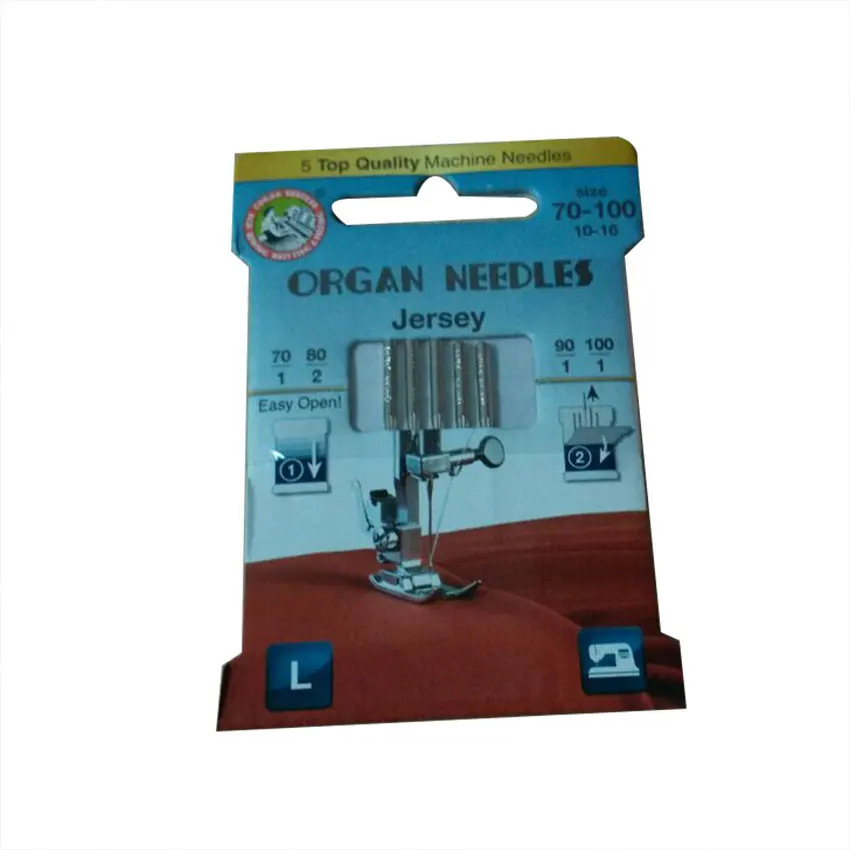 Organ brand HAX1 иглы для бытовой швейной машины 130/705H трикотаж смешанный размер|jersey