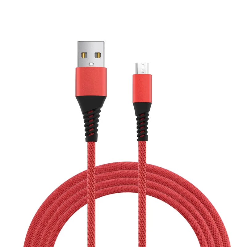 USB 2 0 нейлоновое микро зарядное устройство адаптер Usb для Huawei Y6 Y7 P8 Lite Prime Pro 2017 2018