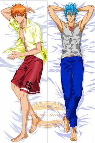 Блич Ичиго Куросаки Grimmjow Dakimakura обнимающая ранняя Подушка Чехол 59 &quot150