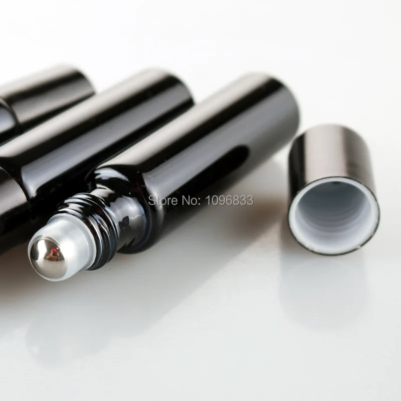 5 мл 10 рулон на бутылках серебряный золотой черный стеклянный стальной валик для