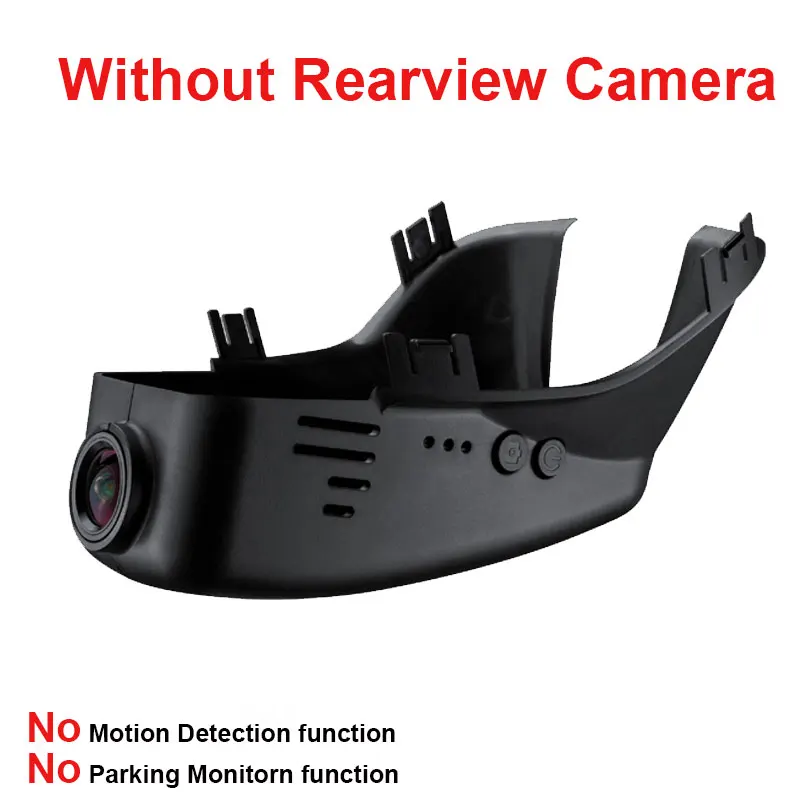 No Rear Lens Kampacar HD Автомобильный Wifi DVR видеорегистратор для Volvo S60 S60L S80L V60 XC60 XC70 Авто регистратор Wifi два автомобиля Dvrs мини двойной видеорегистратор - Название цвета: No Rear Lens