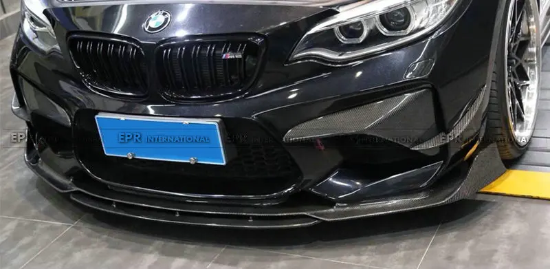 Стайлинг автомобиля углеродное волокно A Style передний бампер утка 4 шт. (Real M2)