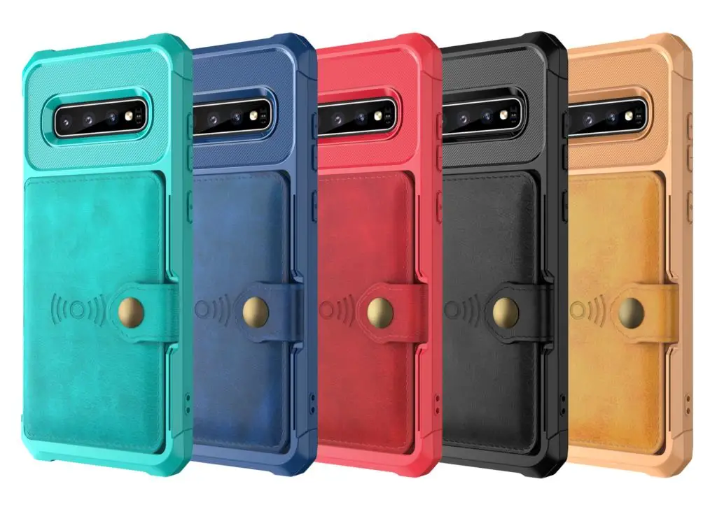 Для samsung Galaxy S9 S10 Plus S10e Note 9 чехол из искусственной кожи с Откидывающейся Крышкой-кошельком с держателем для фотографий жесткая задняя крышка для Galaxy S10 Plus