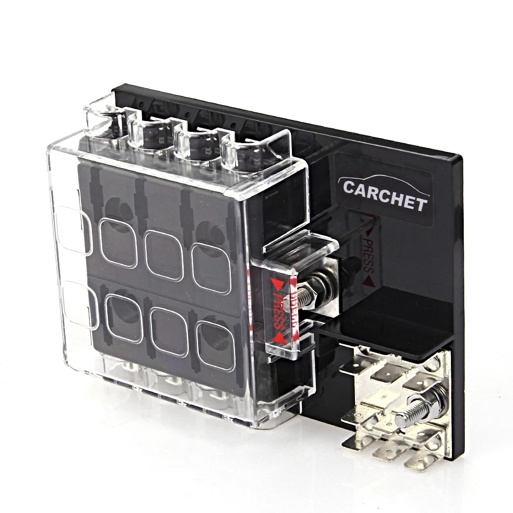 Универсальный предохранитель CARCHET 8 полосный блок держатель предохранителя с