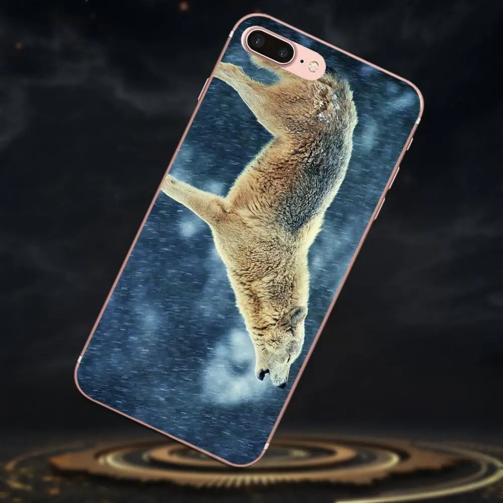 Новый Зимний мягкий модный чехол Wolf для мобильного телефона Galaxy Grand Alpha G850 Core2 Prime S2