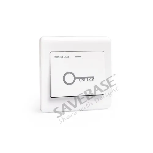 HOMSECUR 7 &quotПроводной Видео и Аудио Домашний Интерком с Черной Камерой для