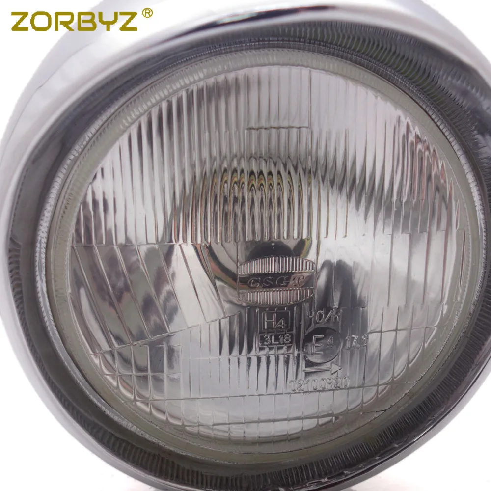 ZORBYZ хром H4 пуля фара для Honda Magna 750 Shadow 600 1100 VT750 пользовательский мотоцикл |