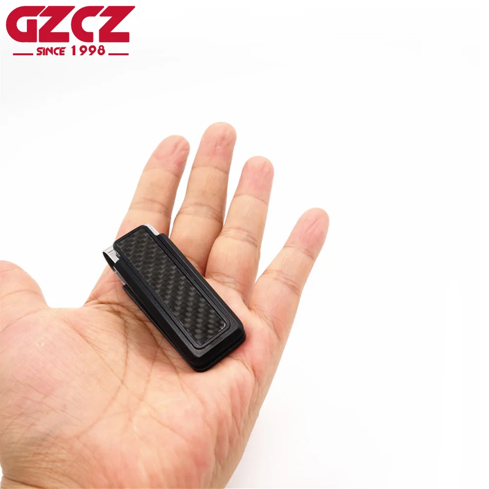 GZCZ новый кошелек из нержавеющей стали металлический держатель для банкнот