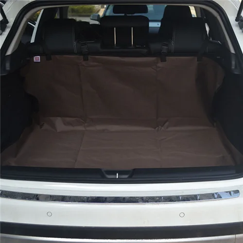 brown Pet автомобильные чехлы для сидений автомобиля Нескользящая Складная водостойкая ткань Оксфорд собака коврик для котов Гамак Подушка Pet Carrier Сумка внедорожник путешествия автомобильные коврики - Цвет: brown