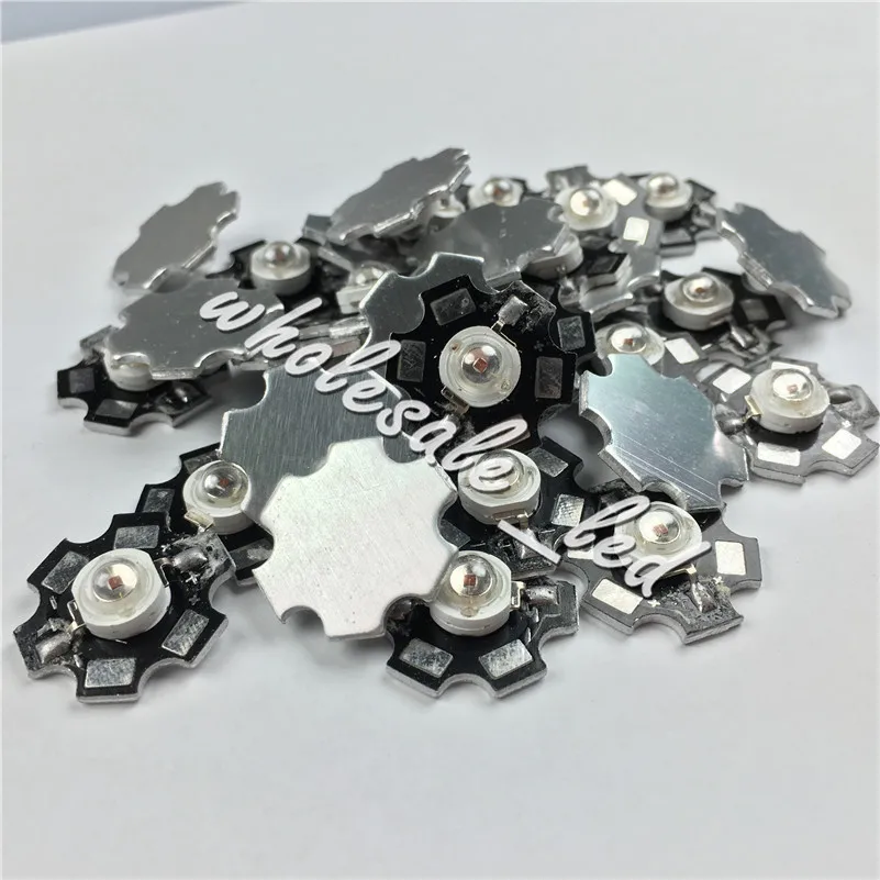 1000 шт. 1 Вт светодиодный высокой мощности красный нм диодсветильник излучатель