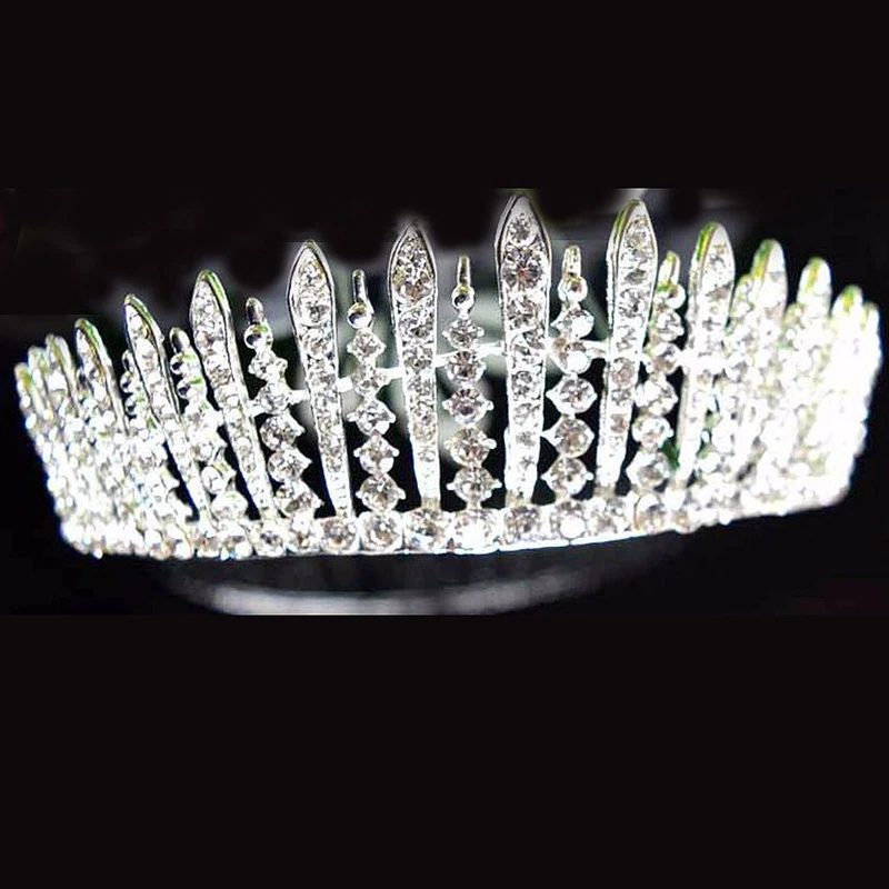 Винтажные аксессуары для волос в стиле барокко Хрустальная колонна стразы