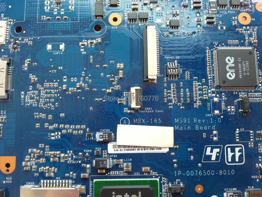 Для Sony MBX-165 Материнская Плата Ноутбука G86-771-A2 A1369752B MS91 REV: 1.0 8400 М GT 256 МБ 100%