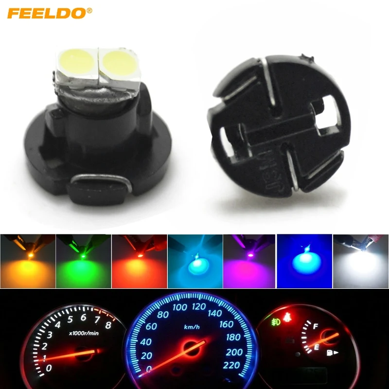 5 шт. 12 В постоянного тока T4.2 2SMD 1210 3528 автомобильная светодиодная панель приборной
