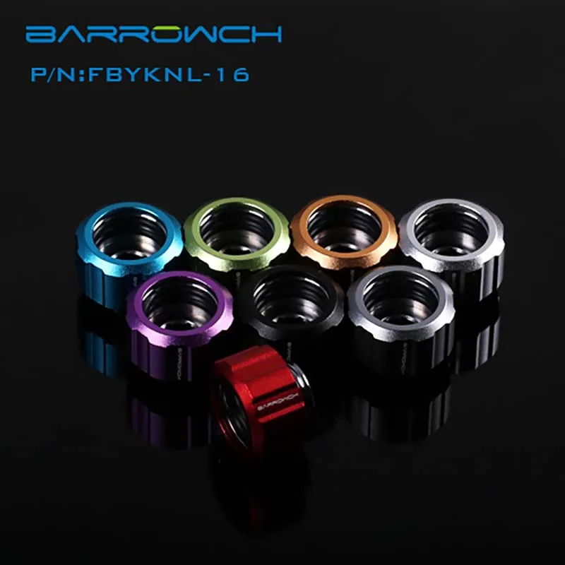

Barrowch FBYKNL-16 Compression Fitting for OD16MM Rigid Tubing water cooler heatsink gadget (Helm Edition)