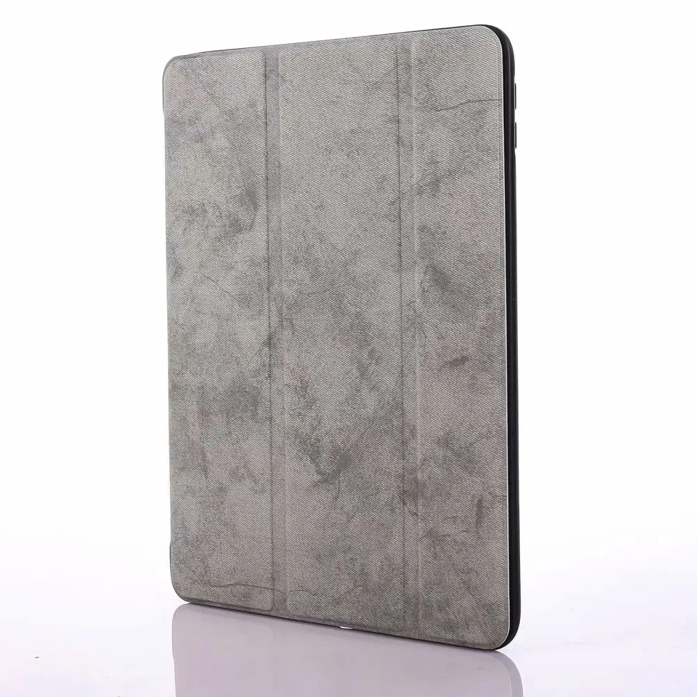 for iPad 10.5 Grey Чехол с карандашом, для iPad Pro 10,5,, умный чехол из искусственной кожи для нового iPad 10,5, чехол, мягкий, магнитный, трехслойный, с подставкой, A1701, A1709 - Цвет: for iPad 10.5 Grey
