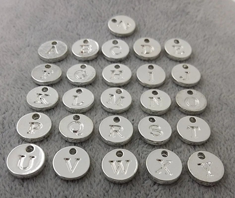 5 комплектов 130 шт. подвески для браслета с буквами отметка оригинальная