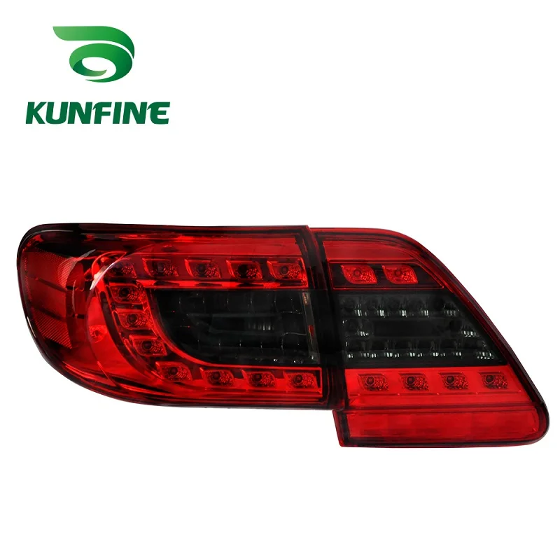 KUNFINE пара автомобильных задних фонарей в сборе для TOYOTA COROLLA 2011 2012 2013 светодиодный