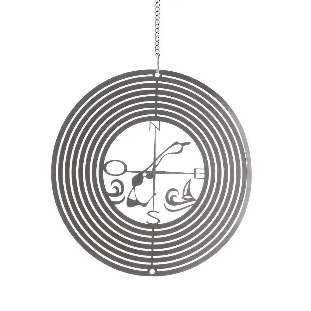 

6 Style 3D Silver Big Metal Steampunk Window Hanging Bird Butterfly Lucky Tree Feng Shui Accessories Home Ornaments