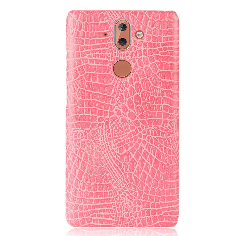 TWTR for Nokia 9 Global Dual mobile screen protectors Cases pc hard shell Cover 5.5&quot Case Crocodile pattern bumper | Мобильные