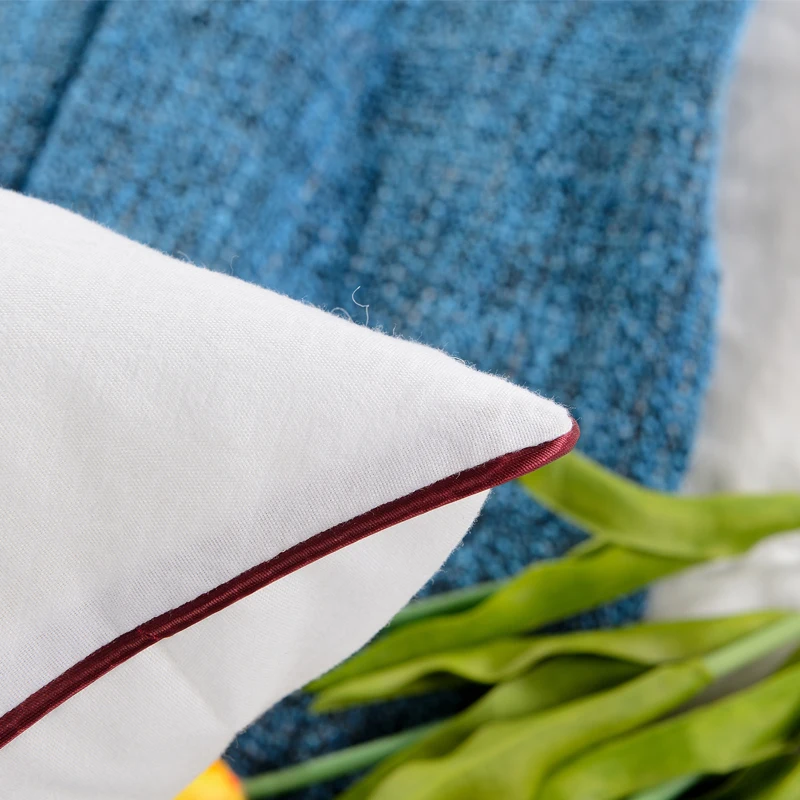 Белая Альтернативная подушка для наполнения мягкая теплая шеи из полиэстера и