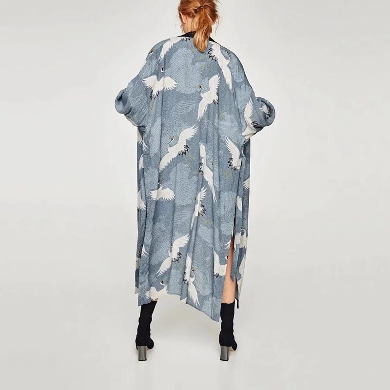 Женская длинная рубашка kimonos 2018 японское кимоно harajuku кардиган блузка Японская