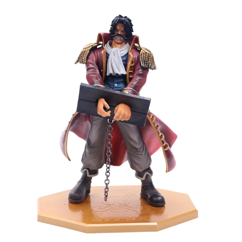 Одна деталь золото Roger гол D Roger Короля Пиратов MH DX Anime PVC Figure Ace отец, король бросков в корзину сверху Пираты Карибского моря коллекция игрушка в подарок модель