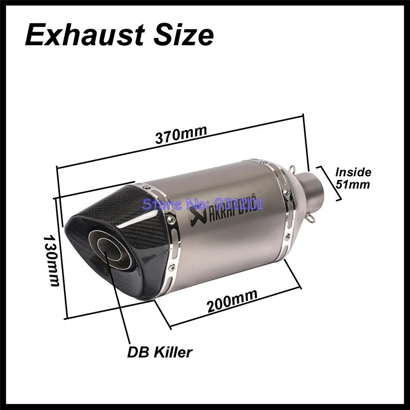 Z900 выхлопная система мотоцикла выхлопная труба akrapovic глушитель скольжения на средней трубы катышки трубы для Kawasaki Z900