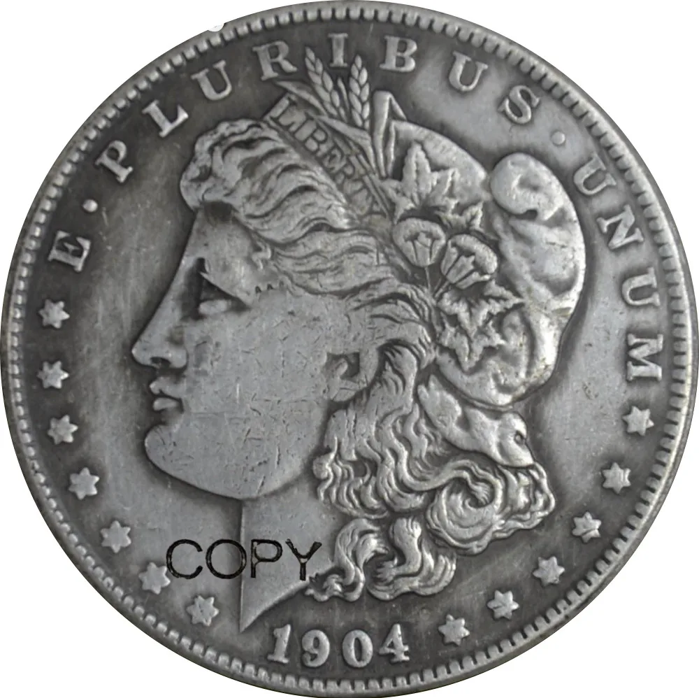 

Соединенные Штаты Америки 1904 S cuponicke Посеребренная 1 доллар Морган копия доллара Реплика монеты могут выбрать любой год