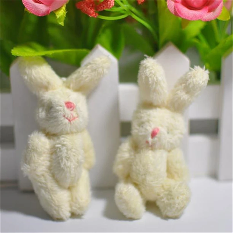 50pcs/lot cute Mini Rabbit Plush Toys kids soft toys children Stuffed plush Animal Toy premium cheap &amplovely option - купить по